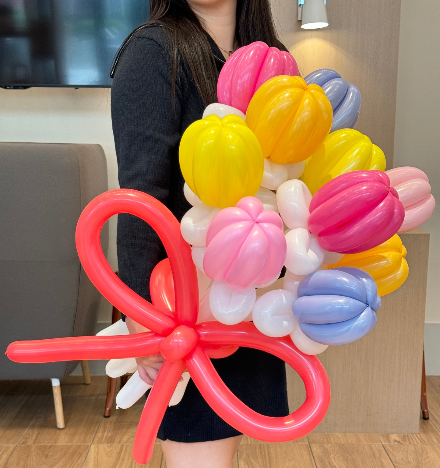 Balloon Flower Bouquet - Valentine Special