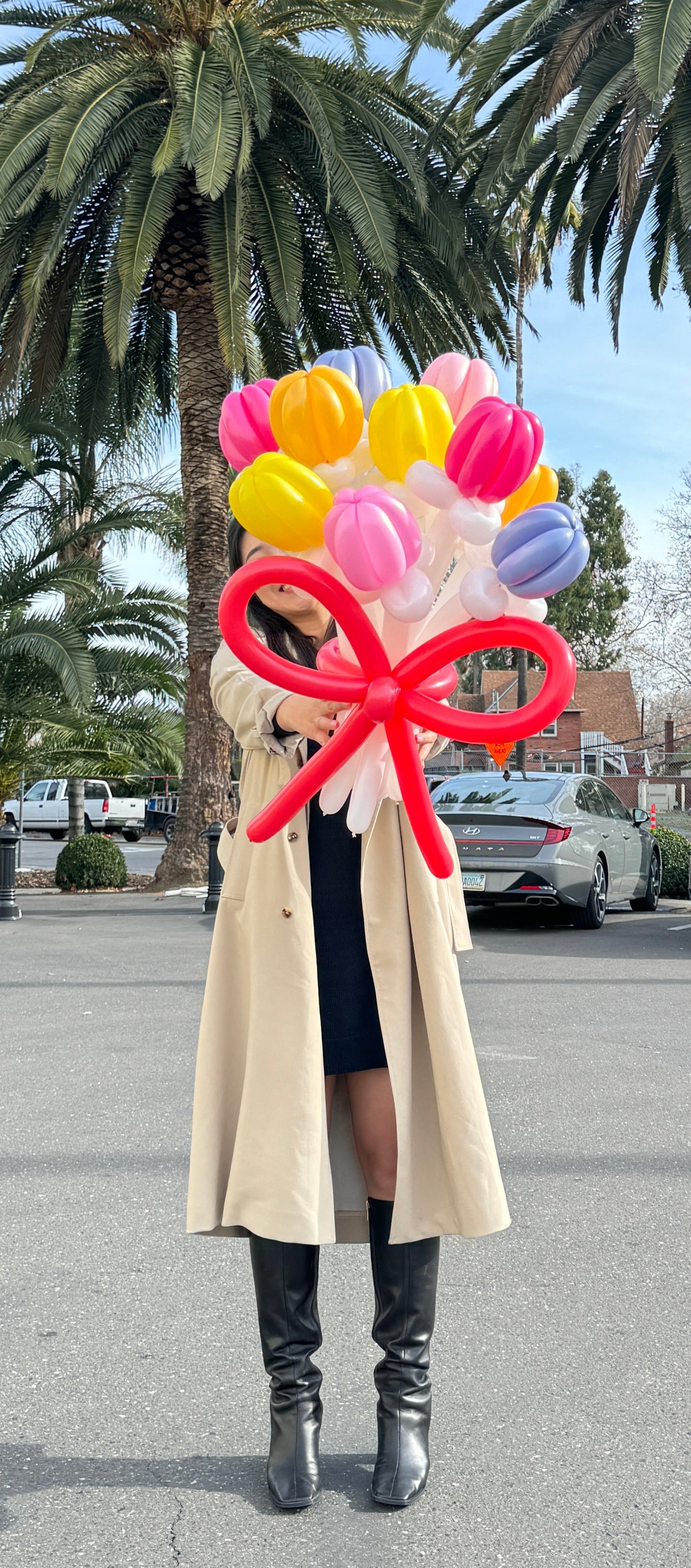 Balloon Flower Bouquet - Valentine Special